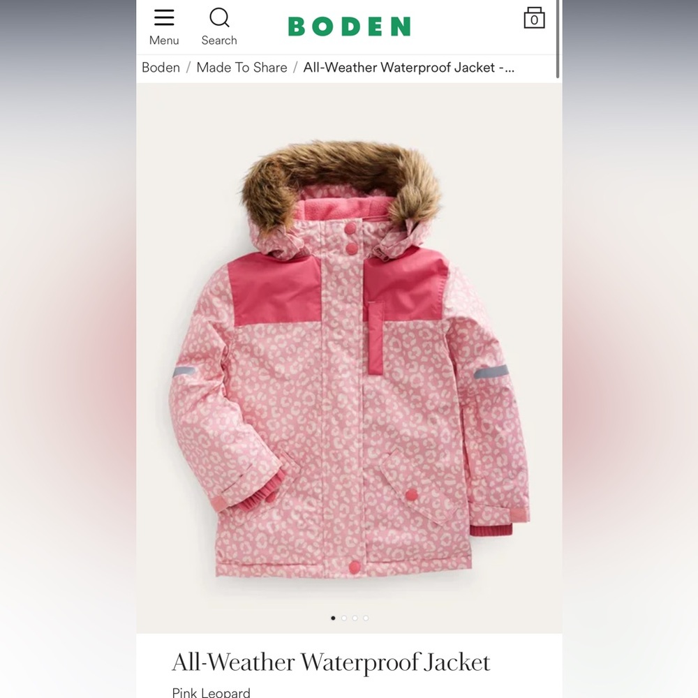 New Miniboden All Weather Coat